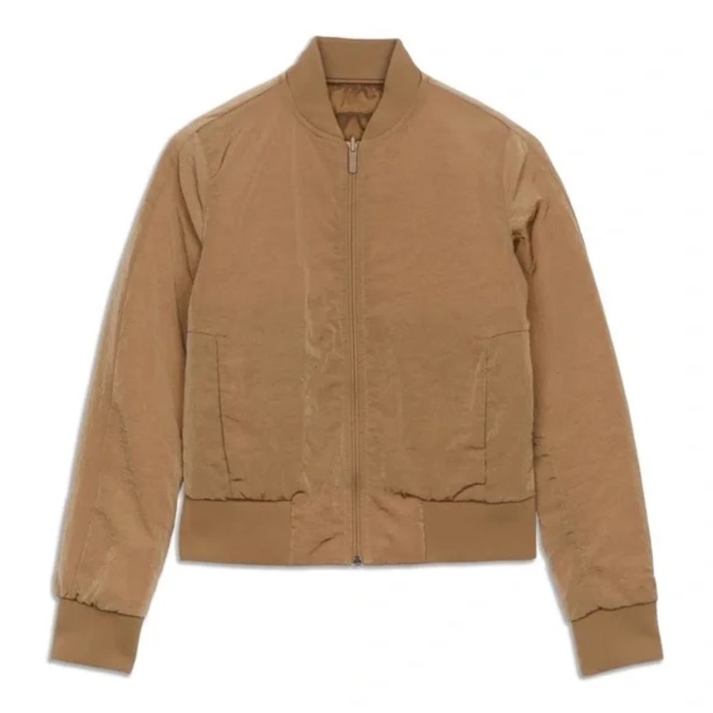 Lululemon non-stop bomber jacket size 6